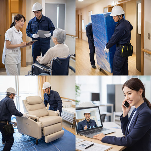 ご家族不在でも進められる代理対応・報告体制