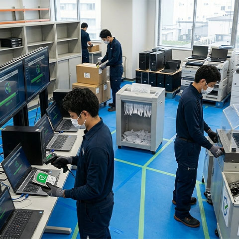 OA機器・PCの処分・データ消去