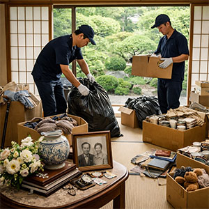 遺品整理回収作業